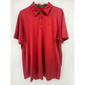 Patagonia Mens Red Polo‎ Shirt Short Sleeve Casual Collared Top Basic Career
